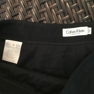 Calvin Klein Collection Skirts - CALVIN KLEIN COLLECTION navy a-line wool skirt Calvin Klein Collection Skirts - CALVIN KLEIN COLLECTION navy a-line wool skirt